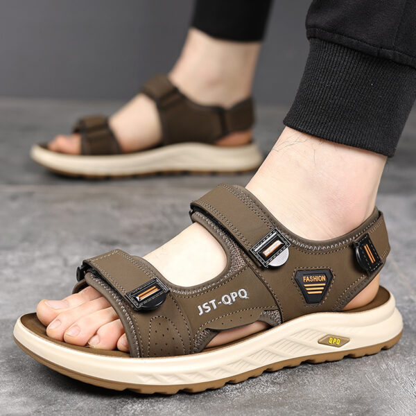 Men's Breathable Sandals for Hiking & Beach - Adjustable Non-Slip Outdoor Shoes with Arch Support, Lightweight Summer Casual Footwear