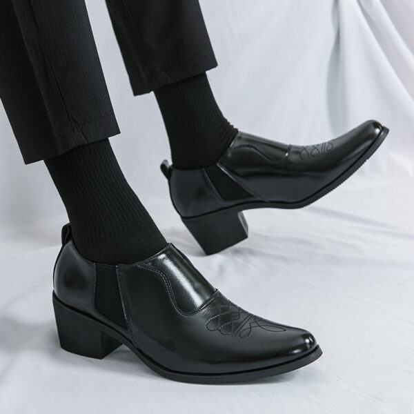 Men'S Fashionable Loafers - Brown Slip-On Shoes with Lace-up Detail, Comfortable for Business and Casual Wear, All-Season Footwear, Formal Loafers | Stylish Loafers | Comfortable Footwear - Image 9