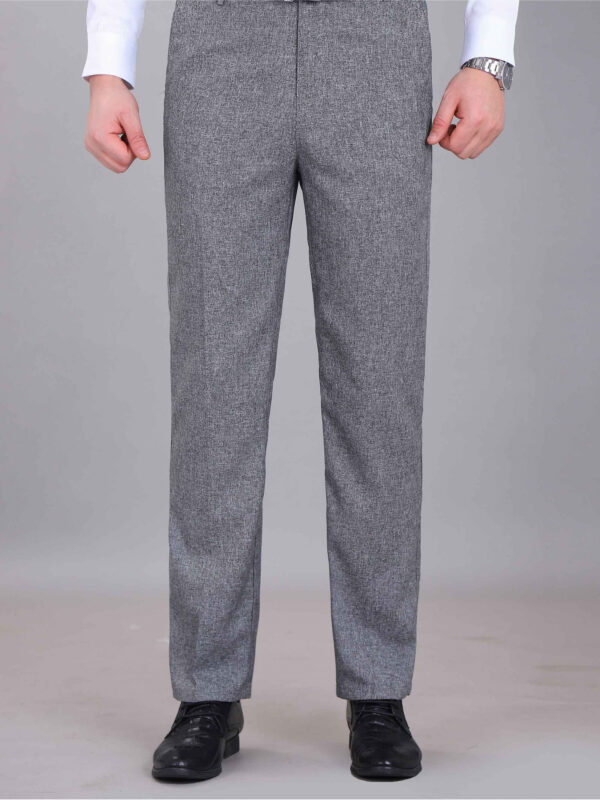 Men's High-Waisted -Linen Pants - Wrinkle-Resistant Lightweight Trousers for Spring/Fall, Breathable Casual Business Casual & Vacation Wear, Regular Fit with Pockets, Hand Wash Only, Everyday Comfort Wear, Wrinkeresistant Fabric - Image 4