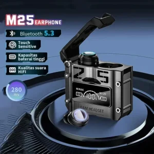 سماعات TWS M25 بلوتوث إلغاء الضوضاء سماعات أذن ، سماعات رأس لاسلكية ، مكالمات عالية الدقة ، سماعات رأس رياضية ستيريو مع ميكروفون لـ شاومى