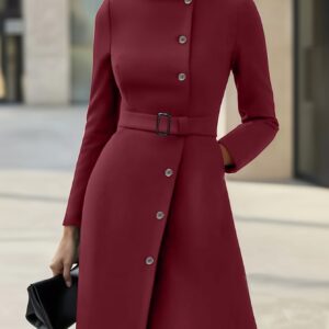 تألقي بلمسة فاخرة: معطف الخريف والشتاء الذي يجمع بين الأناقة والدفء