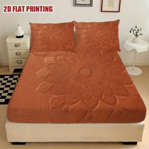 طقم ملايات النقوش البارزة: لمسة فنية لراحة لا تُضاهى