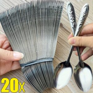 أناقة مائدتك تبدأ هنا: طقم ملاعق الورد الفضية الفاخرة