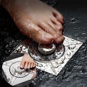 مصرف أرضية الحمام المتكامل: تصريف فائق، حماية مثالية، وتصميم أنيق