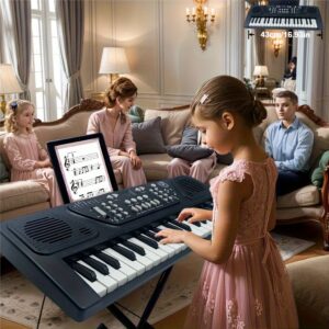 أطلق العنان لموهبتك: بيانو إلكتروني محمول 37 مفتاحًا للمبتدئين والمحترفين الصغار!