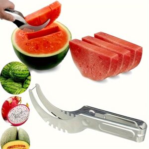 مقطع الفاكهة والخضروات الفولاذي: لمسة احترافية في مطبخك!