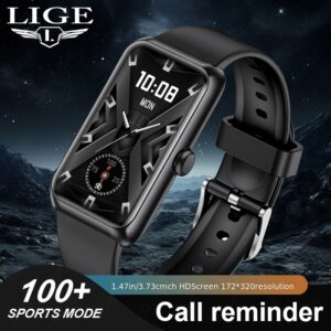 ساعة LIGE الذكية الأنيقة: تصميم فائق النحافة، مكالمات لاسلكية، وتتبع شامل للصحة واللياقة البدنية للرجال والنساء
