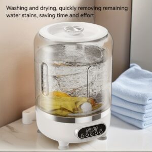 حرية الغسيل والتجفيف: غسالتك المحمولة المتكاملة أينما كنت!