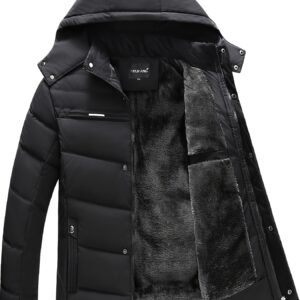 دفء لا يضاهى، أناقة تتحدى البرد: معطف الشتاء الرجالي الفاخر