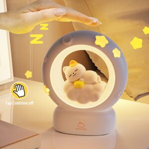 رفيق أحلامك: مصباح القط النائم الساحر!