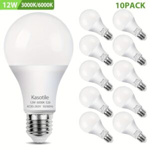 مجموعة الإضاءة المثالية: 10 لمبات LED ساطعة وفعالة!