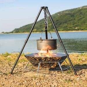 ثباتٌ لا يتزعزع، متعة لا تنتهي: حامل الشواء والتخييم المحمول!