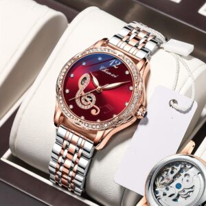 تألقي بلمسة فاخرة: ساعة CHENXI النسائية الميكانيكية الأوتوماتيكية الأنيقة