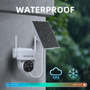 أمانك الشامل يبدأ هنا: كاميرا المراقبة الذكية 2K بالطاقة الشمسية وبزاوية 360°!