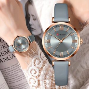 تألقي بلمسة أنيقة: ساعة Curren النسائية الفاخرة بحركة كوارتز