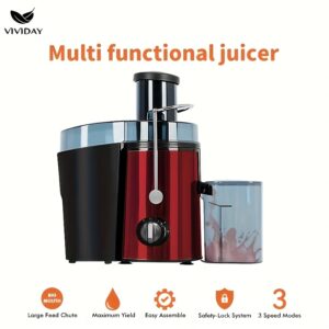 عصارة VIVIDAY الأوتوماتيكية: انتعاش لا يتوقف، سهولة فائقة، ونتائج احترافية!