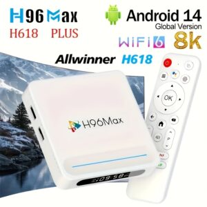 ارتقِ بتجربتك الترفيهية: شاهد المستقبل بوضوح 8K مع جهاز H96 Max الذكي!