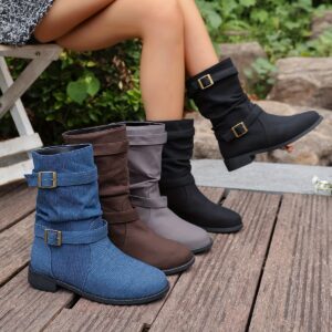 بوت الأناقة الشتوية: دفء وراحة لكل مقاس