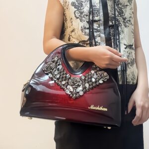 حقيبة كروس فاخرة ولامعة مرصعة بالكريستال - أناقة عصرية لكل امرأة