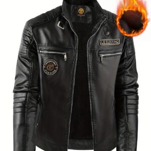 جاكيت الشتاء الرجالي الفاخر: أناقة الدراجة في قلب المدينة