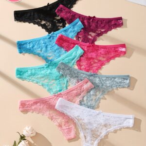 مجموعة الأنوثة الساحرة: 5 سراويل داخلية دانتيل لإطلالة لا تُنسى