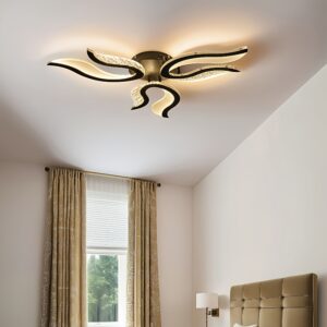 إشراقة عصرية بلمسة فنية: ثريا اللهب الفاخرة