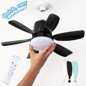 مروحة السقف الذكية: تحكم كامل وإضاءة مثالية لكل زاوية