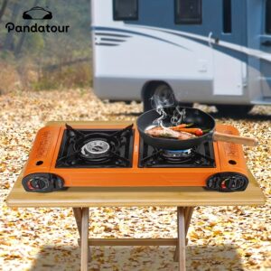 قوة النار في كل مكان: موقد الكاسيت المزدوج المقاوم للرياح!