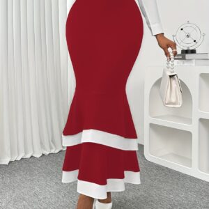 تنورة A-Line أنيقة: أناقة متعددة الاستخدامات من المكتب إلى السهرات