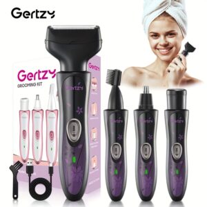 جهاز GERTZY المتكامل 4 في 1: نعومة تدوم، جمال لا يتوقف!