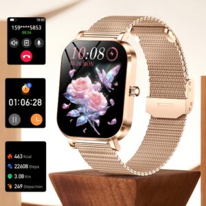 الساعة الذكية الأنيقة فائقة النحافة: رفيقتك المثالية للياقة والتواصل العصري