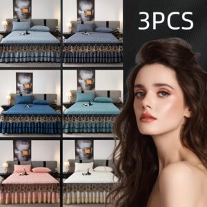 فخامة الدانتيل ورقّة القلب: طقم مفروشات الأحلام!