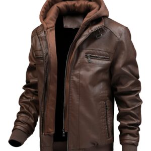جاكيت البايكر الرجالي الفينتاج: أناقة خالدة وراحة لا مثيل لها!