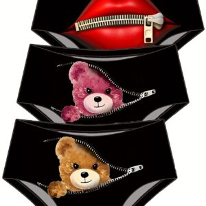 راحة عصرية بلمسة مرحة: طقم سراويل داخلية نسائية ثلاثي!