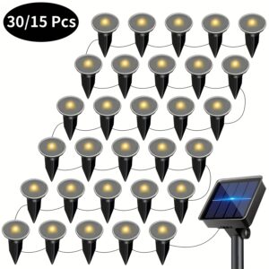 نور يضيء عالمك بذكاء: مصابيح المسار الشمسية المتألقة!