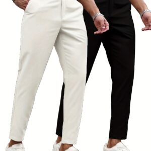 بنطال الأناقة العصرية للرجال: راحة مطاطية وقصة ضيقة لكل مناسبة!