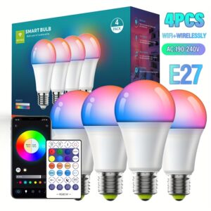 إضاءة بلا حدود: مجموعة المصابيح الذكية RGBCW لجو مثالي دائمًا!