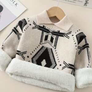 دفء الشتاء، أناقة لا تُقاوم: كنزة مبطنة بالفرو لأبطال المستقبل!