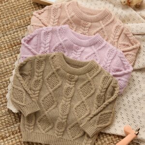 كنزة الأطفال العصرية: دفء، أناقة، ومرح لطفلك الصغير!