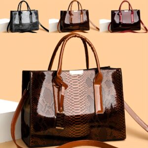 حقيبة Perfect Lily النسائية الفاخرة: أناقة التمساح العصرية بكل تفاصيلها!