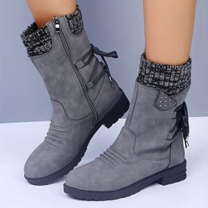 أناقة الخريف الدافئة: بوت الكاحل الكلاسيكي لمظهر لا يُنسى!