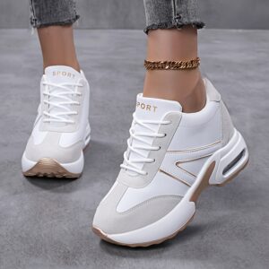 حذاء SOSENFER الرياضي البلاتفورم: أناقة، راحة، وارتفاع متجدد!