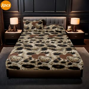 أناقة الفهد لسرير أحلامك: راحة وفخامة في كل لمسة