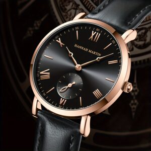 تألقي بأناقة بوهيمية مع ساعة HANNAH MARTIN الكوارتز الجلدية