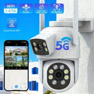 حماية فائقة، رؤية بلا حدود: كاميرا المراقبة الذكية ثنائية العدسة