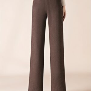 بنطال نسائي 雪夕 بخصر عالٍ وساق واسعة: أناقة مريحة لكل يوم