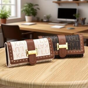 محفظة نسائية طويلة وعصرية: أناقة لا تضاهى لكل مناسبة