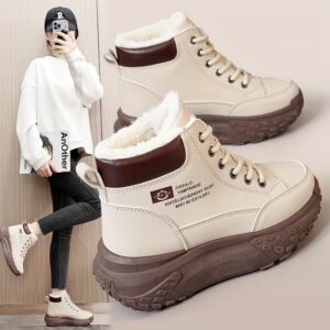 اخطُ بثقة ودفء: حذاء الشتاء المبطّن بالفرو