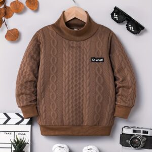 دفء وأناقة لا مثيل لهما: كنزة الجاكار العصرية لأبطالك الصغار!