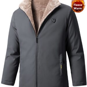 معطف الشتاء الرجالي الفاخر: دفء لا يُضاهى وأناقة عصرية!